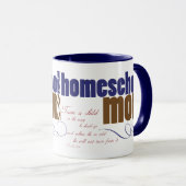 Christelijke homeschool-mok - Homeschool Mam Mok (Voorkant rechts)