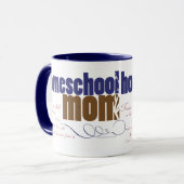 Christelijke homeschool-mok - Homeschool Mam Mok (Voorkant links)