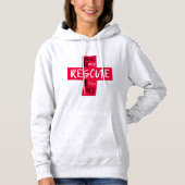 Christelijke hoodie van het Beloved Reborn Rescue  (Voorkant)