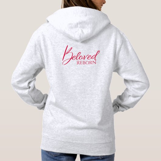 Christelijke hoodie van het Beloved Reborn Rescue  (Achterkant)