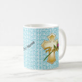 Christelijke Hoop Roos Cross mok (Voorkant rechts)