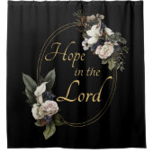 Christelijke hoop voor vrouwen in het Inspirerend  Douchegordijn (Voorkant)