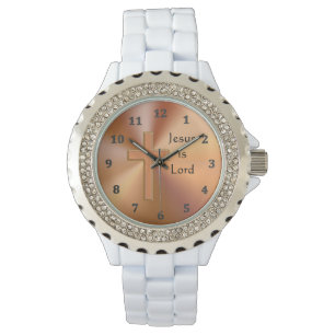 Christelijke Horloges voor Vrouwen Rhinestones Wat