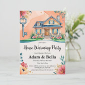 Christelijke housewarming-uitnodiging kaart (Staand voorkant)