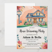 Christelijke housewarming-uitnodiging kaart (Voorkant / Achterkant)