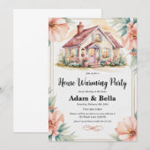 Christelijke housewarming-uitnodiging kaart (Voorkant / Achterkant)