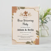 Christelijke housewarming-uitnodiging kaart (Staand voorkant)