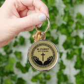 Christelijke Huis Zegen Sleutelhanger (Hand)