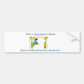 Christelijke Humor Bumpersticker (Voorkant)