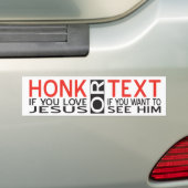 Christelijke Humor Funny Car Bumpersticker (Op auto)