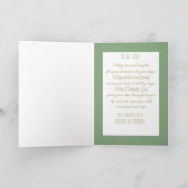 Christelijke huwelijksgebed aangepaste kaart (Binnen)