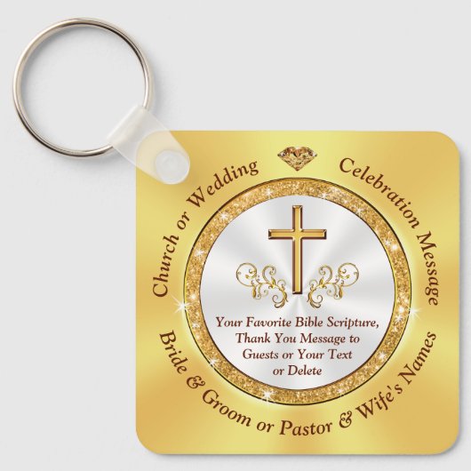 Christelijke huwelijksgunsten, Christelijke Sleute Sleutelhanger (Voorkant)