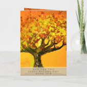 Christelijke huwelijksuitnodiging De twee worden é (Achterkant)