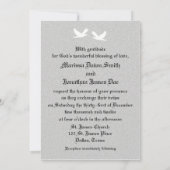 Christelijke huwelijksuitnodiging — geloof, hoop & kaart (Achterkant)