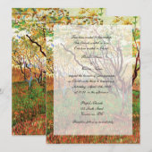 Christelijke huwelijksuitnodiging kaart (Voorkant / Achterkant)