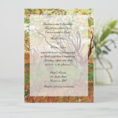 Christelijke huwelijksuitnodiging kaart (Staand voorkant)