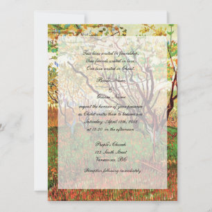 Christelijke huwelijksuitnodiging kaart