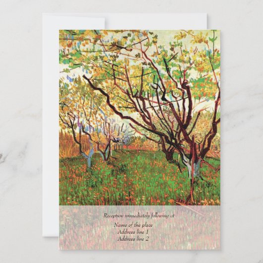 Christelijke huwelijksuitnodiging kaart (Achterkant)