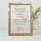 Christelijke huwelijksuitnodiging kaart (Staand voorkant)