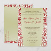 Christelijke huwelijksuitnodiging uitnodiging briefkaart (Voorkant / Achterkant)
