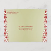 Christelijke huwelijksuitnodiging uitnodiging briefkaart (Achterkant)