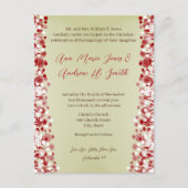 Christelijke huwelijksuitnodiging uitnodiging briefkaart (Voorkant)