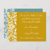 Christelijke huwelijksuitnodiging uitnodiging briefkaart (Voorkant / Achterkant)