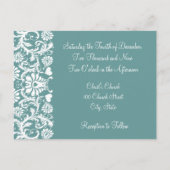 Christelijke huwelijksuitnodiging uitnodiging briefkaart (Achterkant)