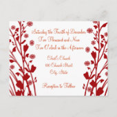 Christelijke huwelijksuitnodiging uitnodiging briefkaart (Achterkant)