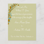 Christelijke huwelijksuitnodiging uitnodiging briefkaart (Voorkant)