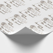Christelijke Hymn; Amazing Grace Quote Cadeaupapier (Hoek)
