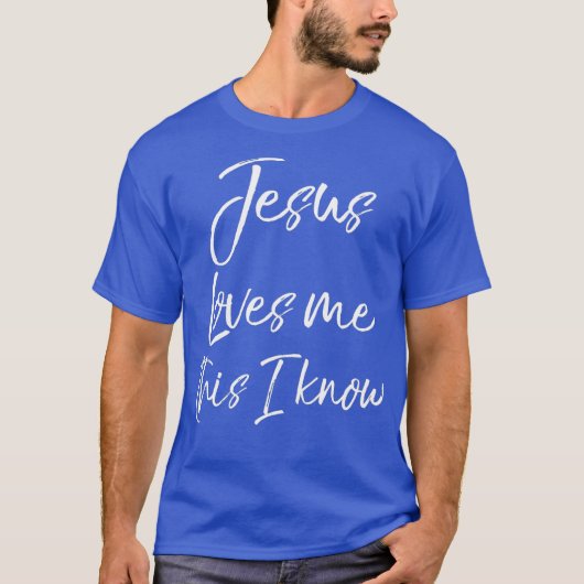 Christelijke Hymn Lyric Faith Quote Jezus houdt va T-shirt (Voorkant)