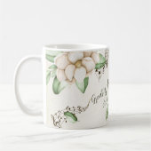 Christelijke Hymn Magnolia Script Waterverf Koffiemok (Links)