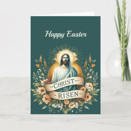 Christelijke illustratie van de Paasbloemenopstand Feestdagen Kaart