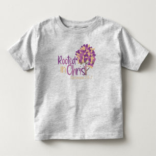 Christelijke in Christus Colossians 2:7 Naam toevo Kinder Shirts