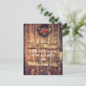 Christelijke inspiratie: Ik ben het Bijbelvers Briefkaart (Staand voorkant)