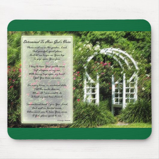 Christelijke inspiratie Mousepad Muismat (Voorkant)