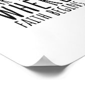 Christelijke Inspirerend berichten Poster (Hoek)