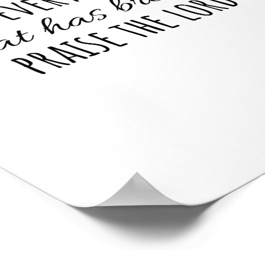 Christelijke inspirerend berichten poster (Hoek)