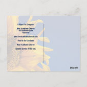 Christelijke Inspirerend Bijbel Verse Church Invit Briefkaart (Achterkant)