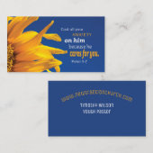 Christelijke Inspirerend Bijbel Verse Religie Visitekaartje (Voorkant / Achterkant)