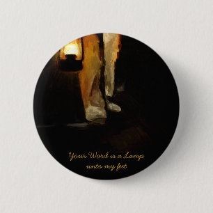 Christelijke Inspirerend bijbelaanmoediging Ronde Button 5,7 Cm