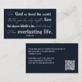 Christelijke Inspirerend Bijbelkerk Kerst Visitekaartje (Voorkant / Achterkant)