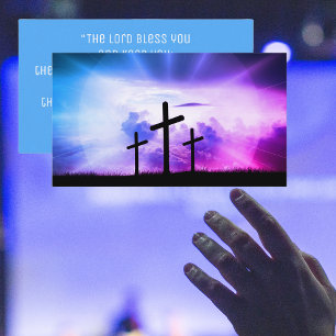 Christelijke Inspirerend Bijbels Religieus Kruis Visitekaartje