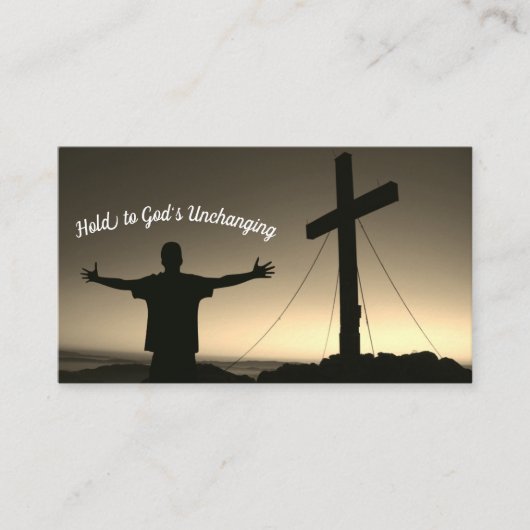 Christelijke Inspirerend bijbelse religieuzen Visitekaartje (Voorkant)