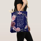 Christelijke inspirerend canvas tas (Dichtbij)