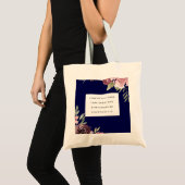 Christelijke Inspirerend Canvas tas Verse van de M (Voorkant (product))