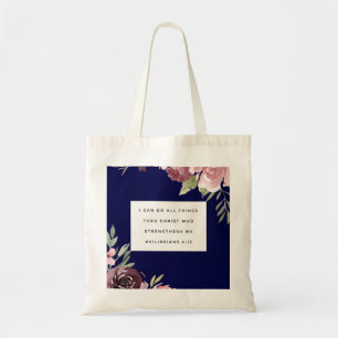 Christelijke Inspirerend Canvas tas Verse van de M