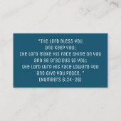 Christelijke Inspirerend Kruis Religieuze Bijbel Visitekaartje (Achterkant)