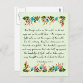 Christelijke inspirerend kunst - 2 Korintiërs 10:3 Briefkaart (Voorkant / Achterkant)